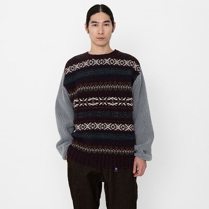 THE NORTH FACE PURPLE LABEL ザノースフェイスパープルレーベル Field Crew Neck Sweater  NT6254N セーター