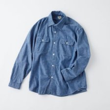 <img class='new_mark_img1' src='https://img.shop-pro.jp/img/new/icons1.gif' style='border:none;display:inline;margin:0px;padding:0px;width:auto;' />GOLD() /  BLUE CHAMBRAY WORK SHIRT 