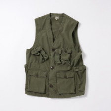 <img class='new_mark_img1' src='https://img.shop-pro.jp/img/new/icons1.gif' style='border:none;display:inline;margin:0px;padding:0px;width:auto;' /> GOLD() / COTTON WEATHER CLOTH C-1 VEST