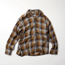 <img class='new_mark_img1' src='https://img.shop-pro.jp/img/new/icons43.gif' style='border:none;display:inline;margin:0px;padding:0px;width:auto;' />GOLD / RAYON CHECK OPEN SHIRT / GL29435 