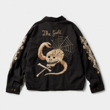 <img class='new_mark_img1' src='https://img.shop-pro.jp/img/new/icons1.gif' style='border:none;display:inline;margin:0px;padding:0px;width:auto;' />GOLD / SKULL JACKET AGED MODEL / GL15727