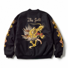<img class='new_mark_img1' src='https://img.shop-pro.jp/img/new/icons1.gif' style='border:none;display:inline;margin:0px;padding:0px;width:auto;' />GOLD / WOOL MELTONACETATE SOUVENIR JACKET 