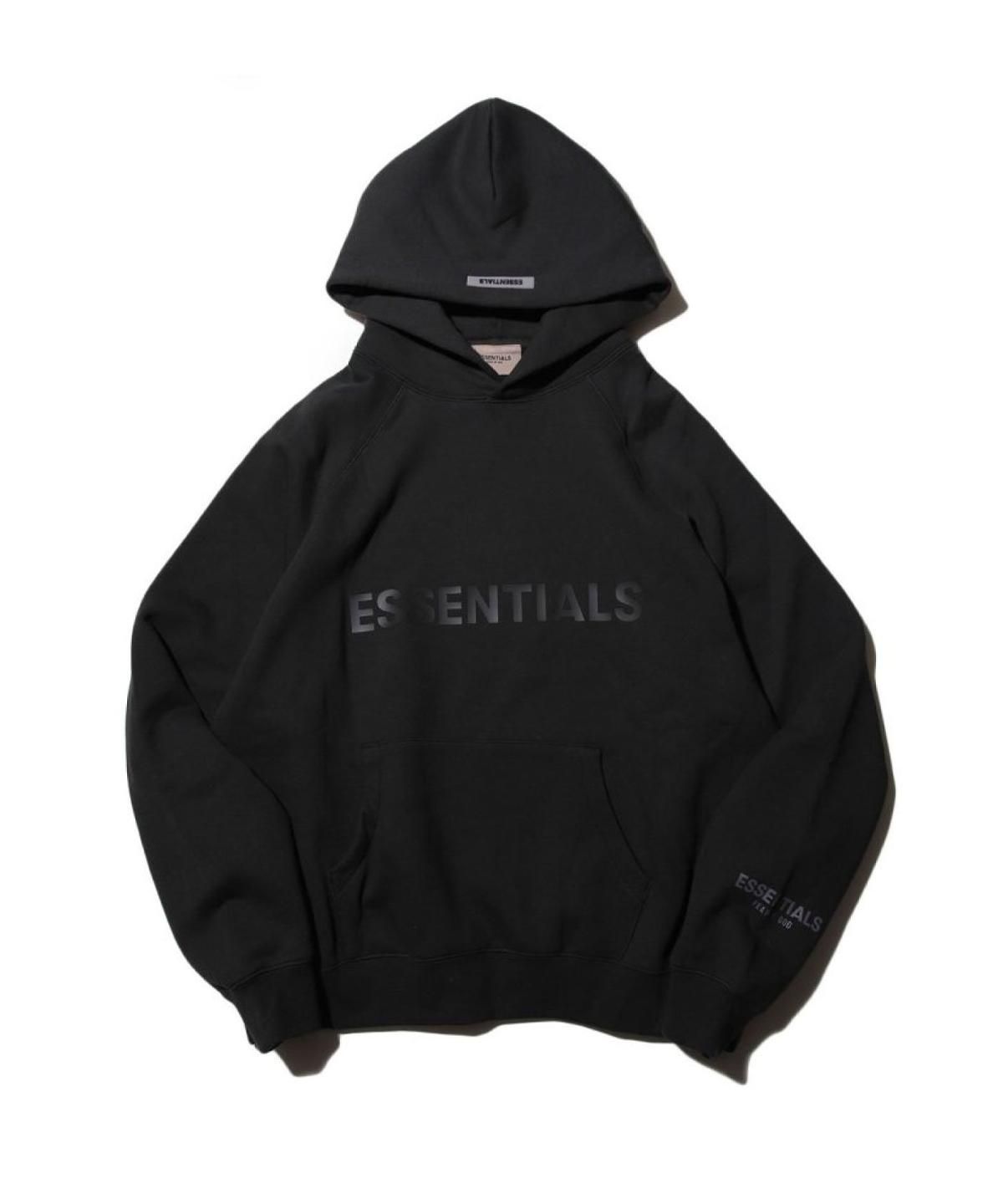 メゾンドドルチェ essential hoodie フーディ 黒 ブラック（黒）系