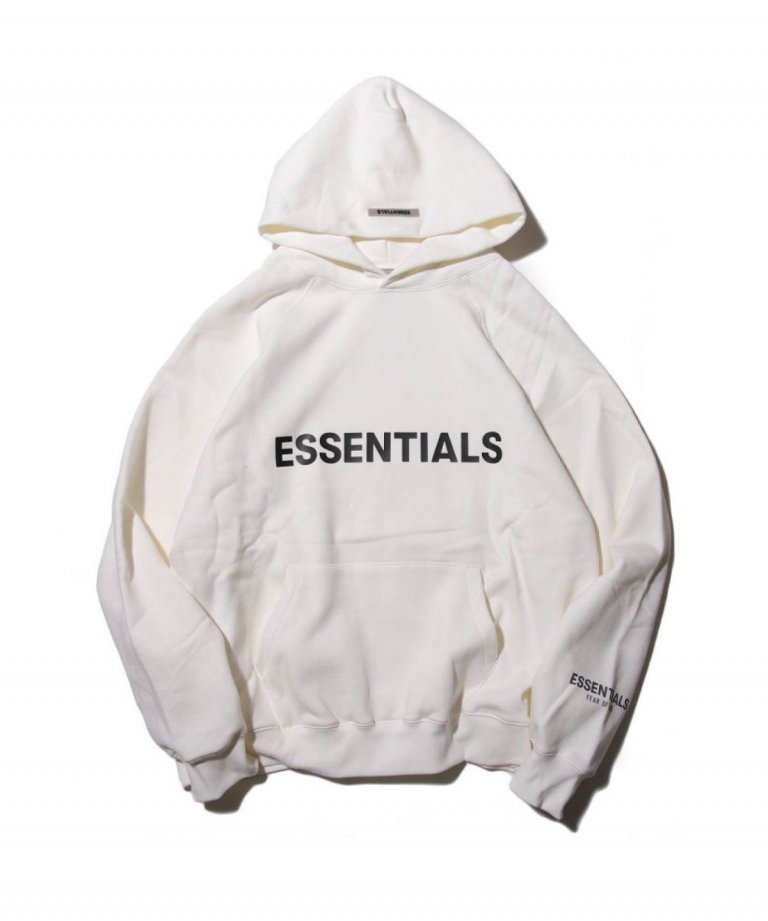 <img class='new_mark_img1' src='https://img.shop-pro.jp/img/new/icons5.gif' style='border:none;display:inline;margin:0px;padding:0px;width:auto;' />FOG ESSENTIALS Сաǥ - Fear Of God Essentials Pullover Hoodie WHT