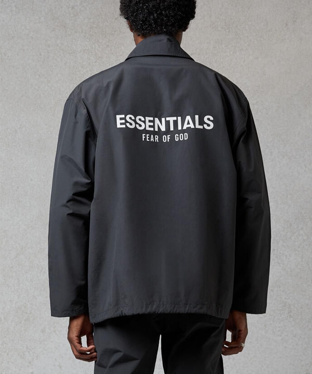 FOG Essentials コーチジャケット 黒L fear of god