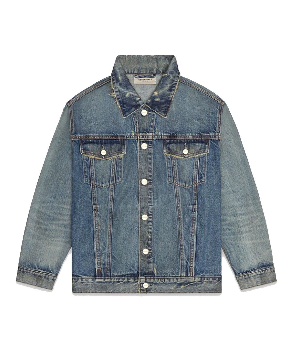 FOG Essentials Denim Trucker Jacket Sサイズ - Gジャン/デニムジャケット