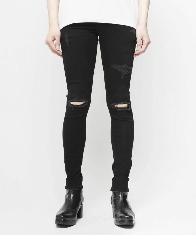 LEGENDA Black Ultra Super Skinny Pants[LEP197]