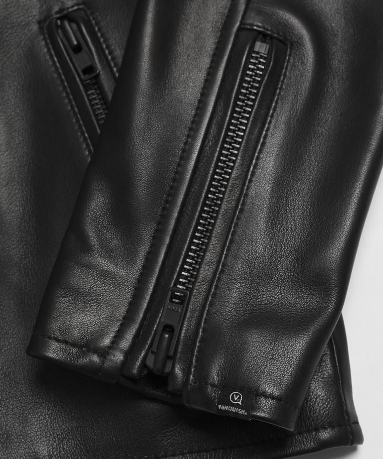 VANQUISH TIGHT FIT Lamb Leather DOUBLE RIDERS JACKET VANQUISH TIGHT FIT Lamb Leather DOUBLE RIDERS JACKET