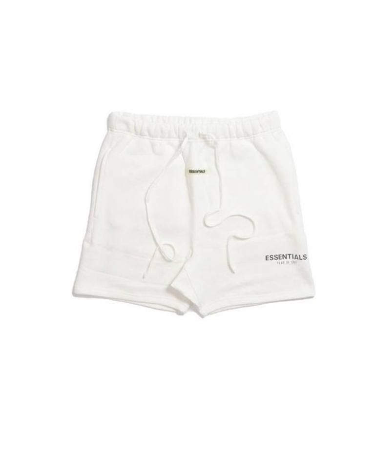 FOG ESSENTIALS Reflector Sweat Shorts ե쥯åȥ硼ȥѥ WHT