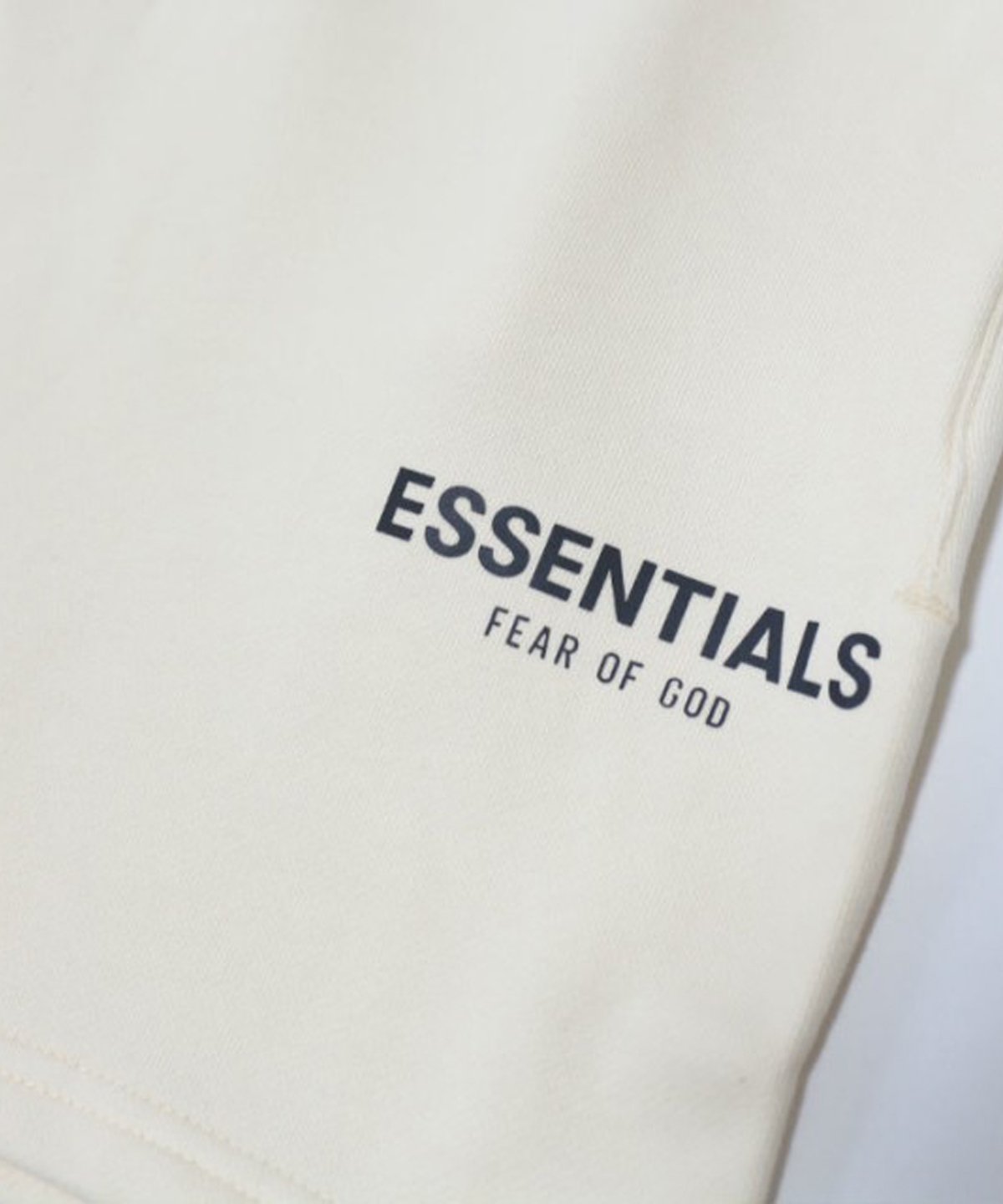 FOG-Essentials Logo Sweat Shirt/Cream/ S