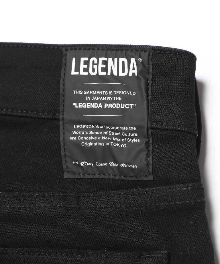 LEGENDA Knee Crash Ultra Super Skinny Pants[LEP213]