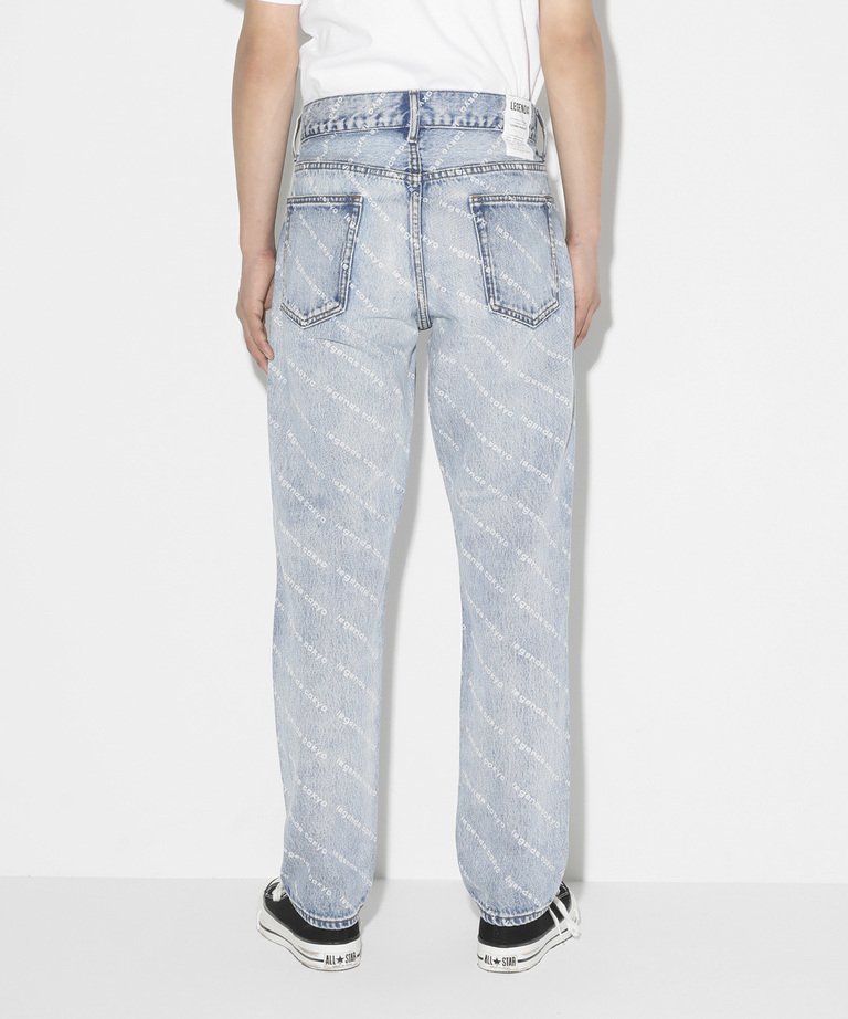 LEGENDA Repeat Logo Denim Pants