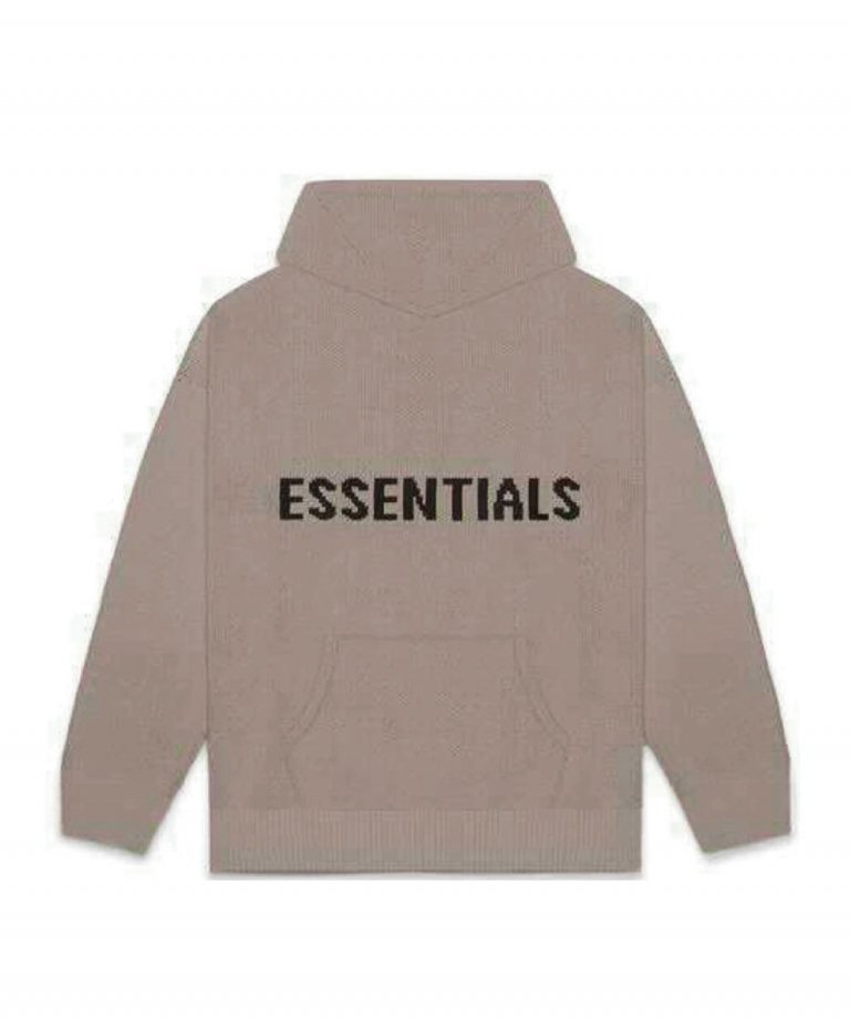 FOG ESSENTIALS ˥åȥѡ  Fear Of God Essentials Hoodie front logo knit TAPUE