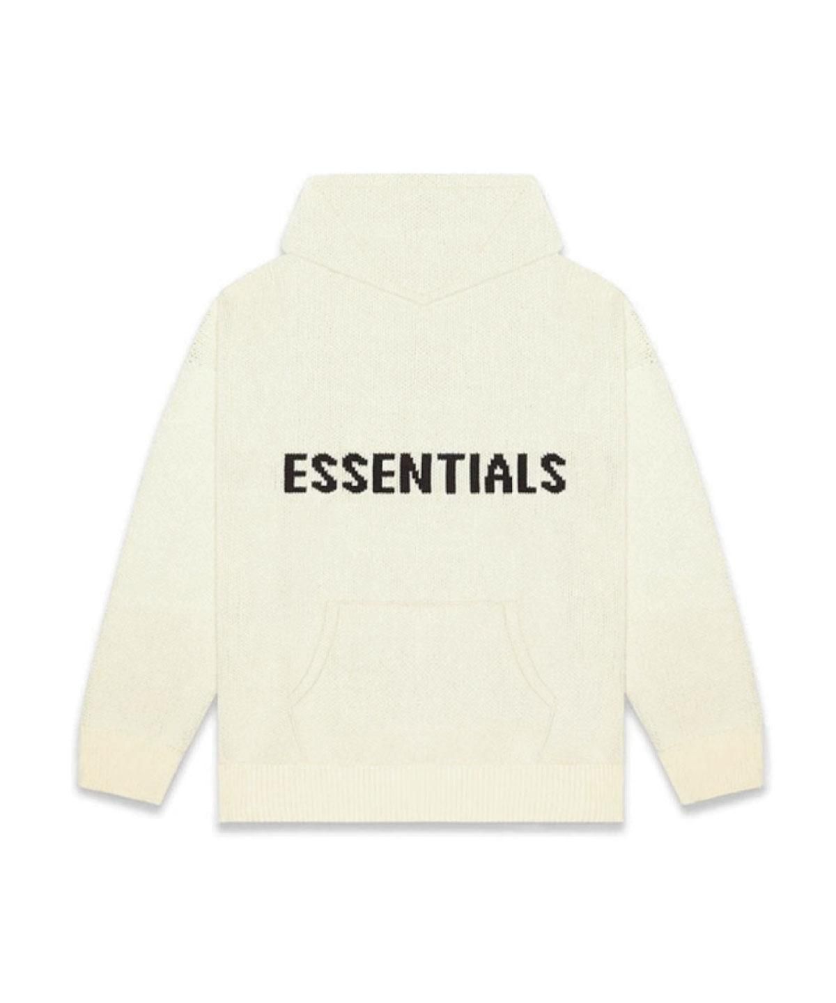 FOG ESSENTIALS ニットパーカー Fear Of God Essentials Hoodie front