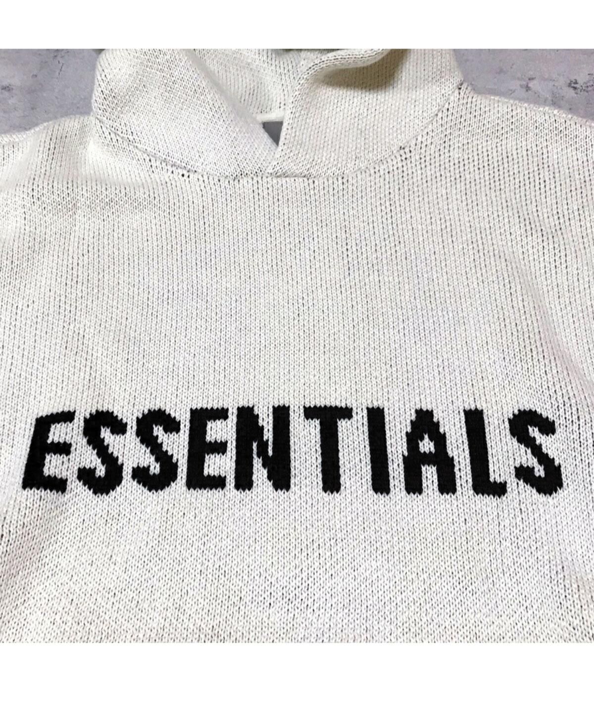 FOG ESSENTIALS ニットパーカー Fear Of God Essentials Hoodie FOG ESSENTIALS ニットパーカー Fear Of God Essentials Hoodie