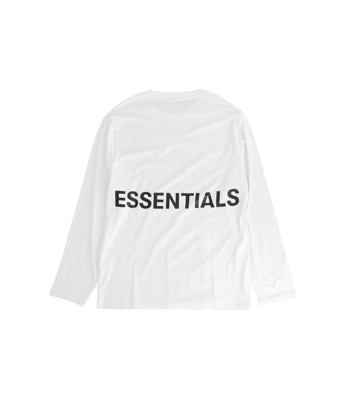 FOG ESSENTIALS ボクシーロングTシャツ ESSENTIALS LOGO LS TEE BLK