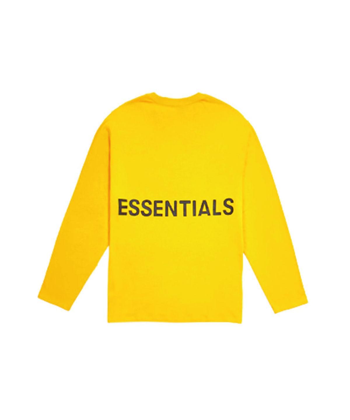 FOG ESSENTIALS ボクシーロングTシャツ ESSENTIALS LOGO LS TEE BLK