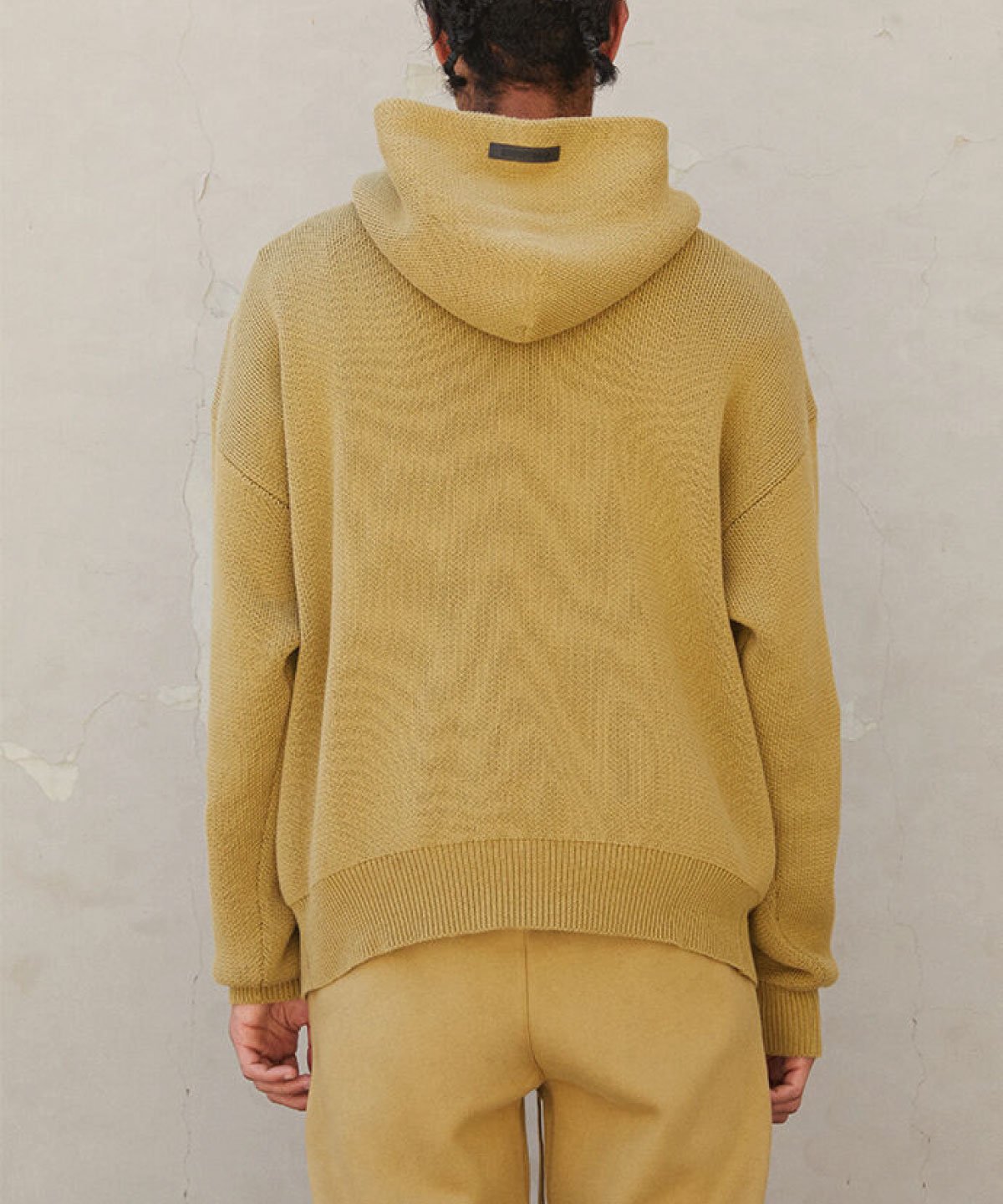 FOG ESSENTIALS ニットフーディ Pullover Knit Hoodie HARVEST