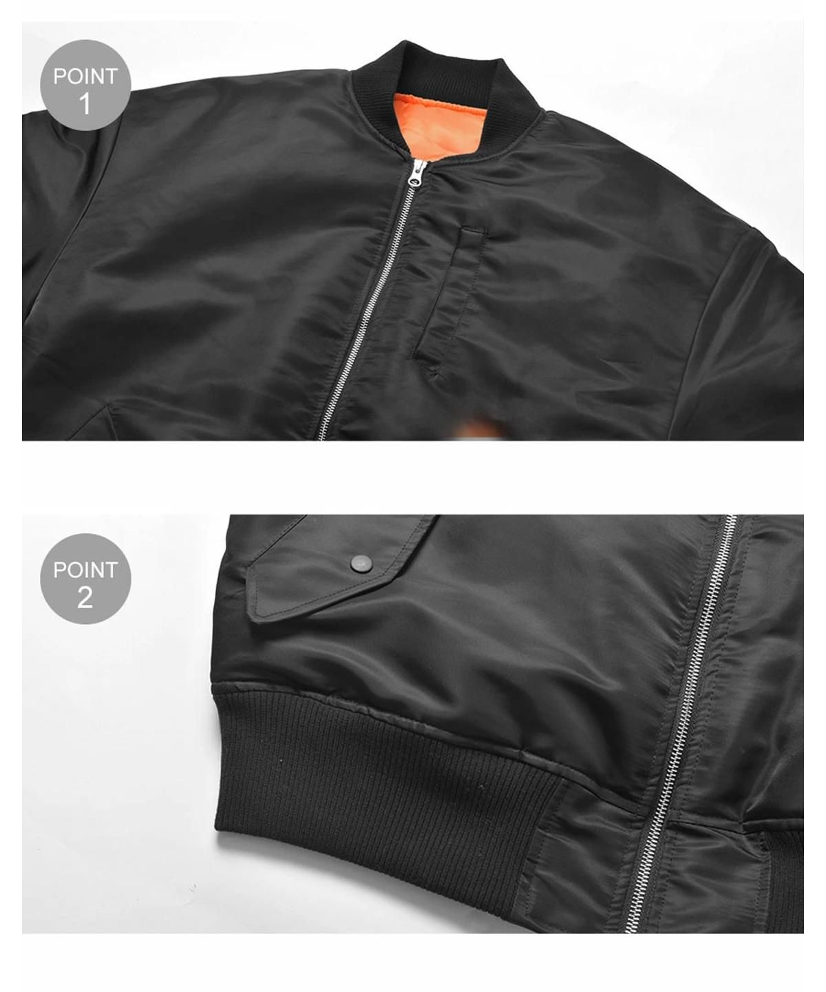 RVCA (ルーカ) RVCA メンズ BACK RVCA MA-1 ジャケット【2021年 RVCA (ルーカ) RVCA メンズ BACK RVCA MA-1 ジャケット【2021年