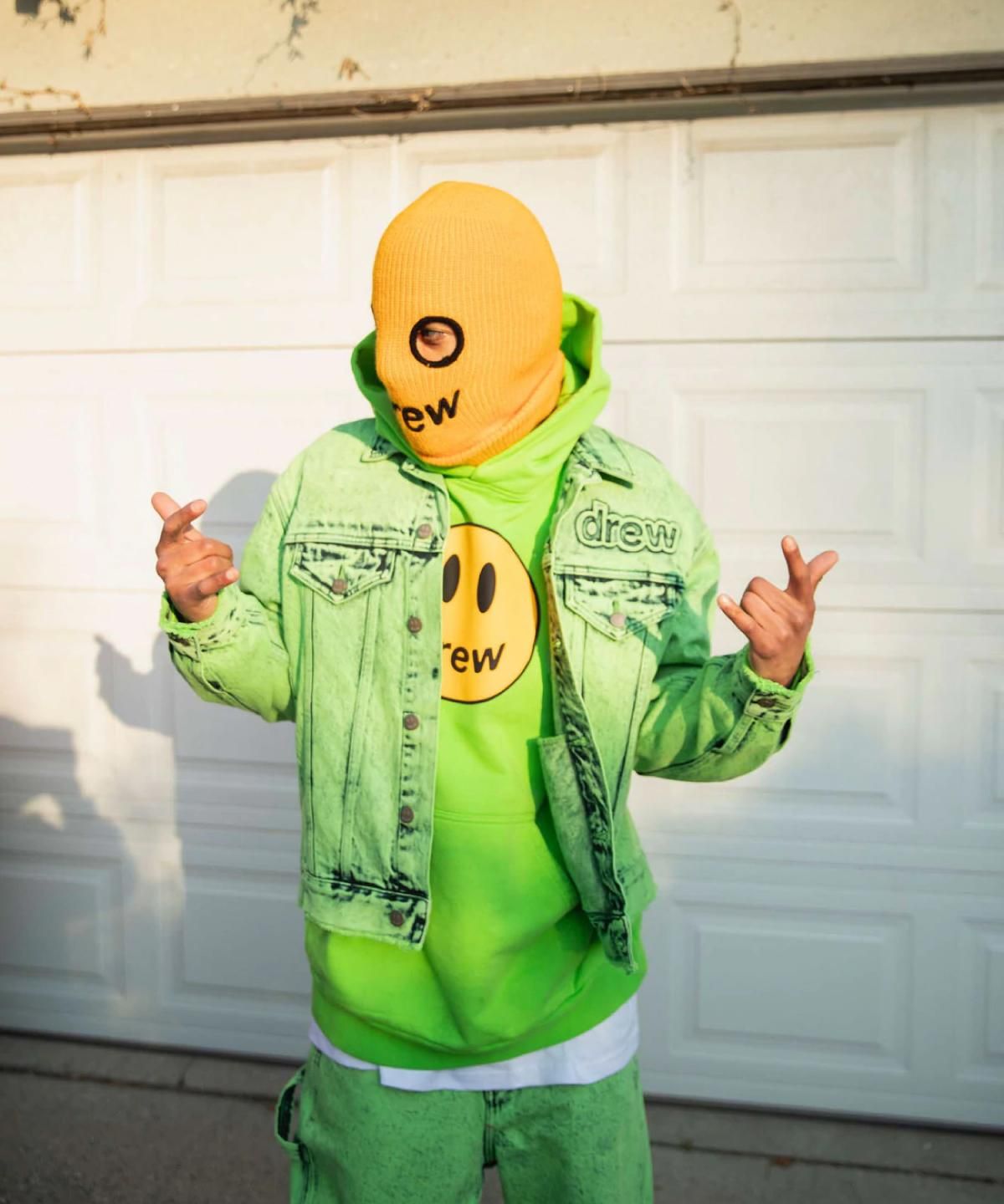 drew house mascot hoodie lime Lサイズ computerade.com