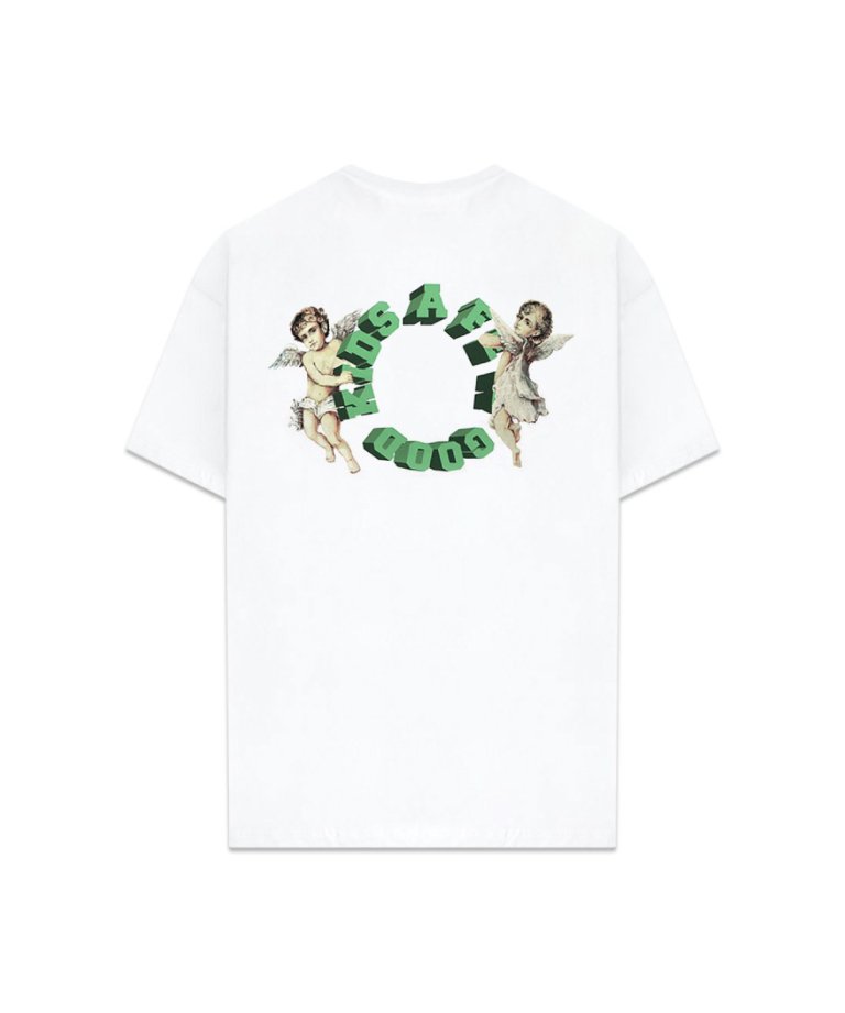 A FEW GOOD KIDS (AFGK) Angel Tee WHITE