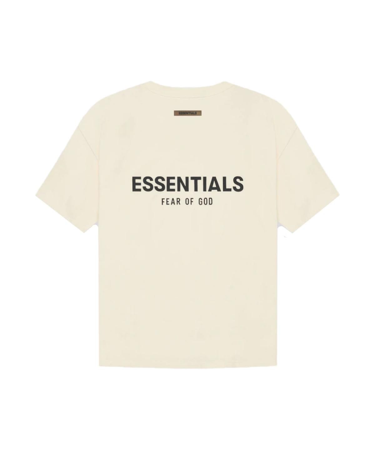 FOG ESSENTIALS ラバーロゴ半袖Tシャツ - Fear Of God Essentials Back ...