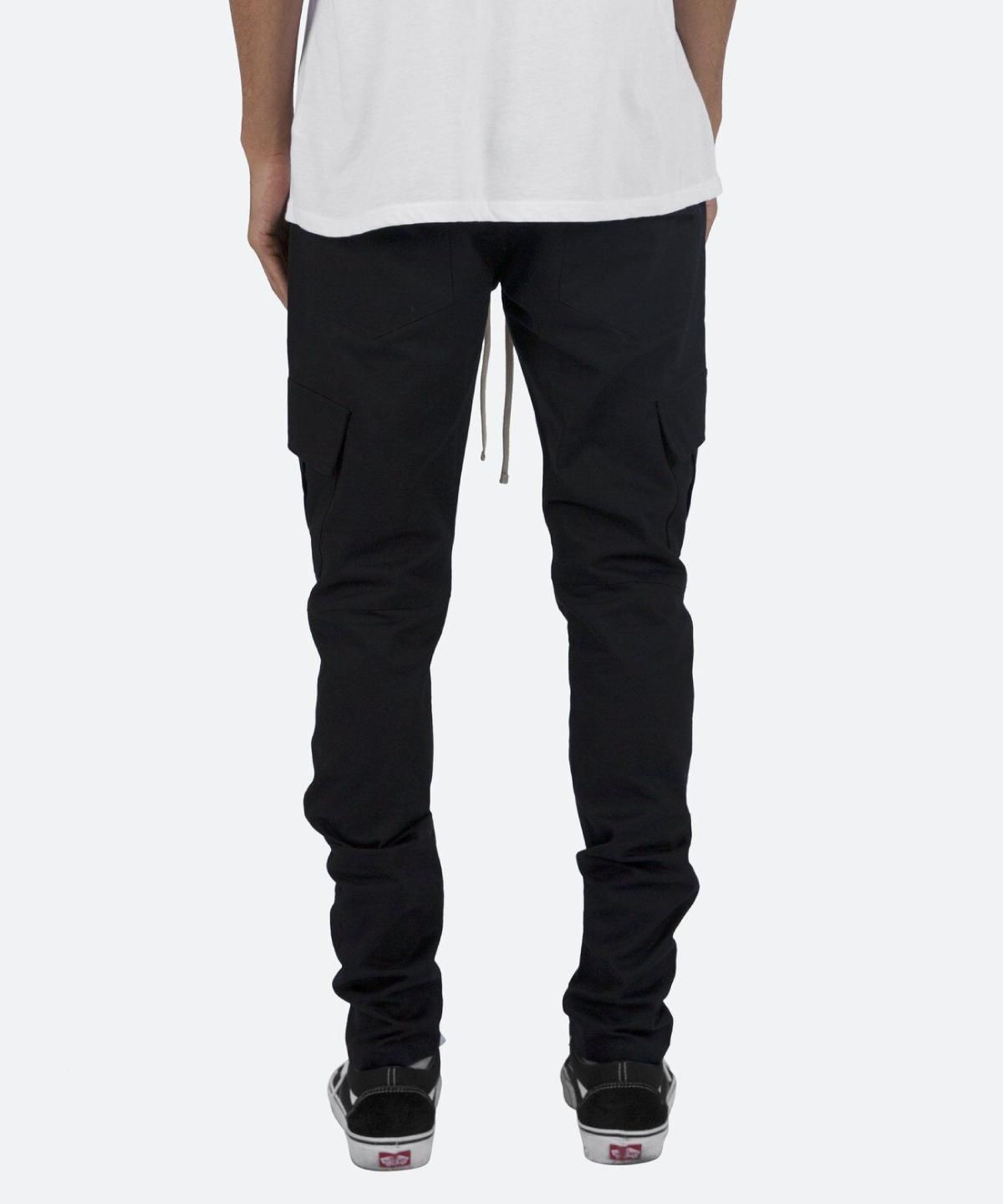 mnml ZIP CARGO DRAWCORD PANTS / BLACK mnml ZIP CARGO DRAWCORD PANTS / BLACK