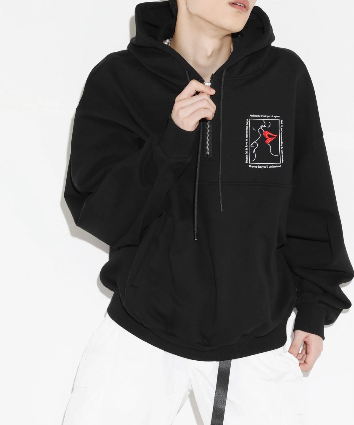 LEGENDA Part of Me Half-Zip Hoodie [LEC1118]