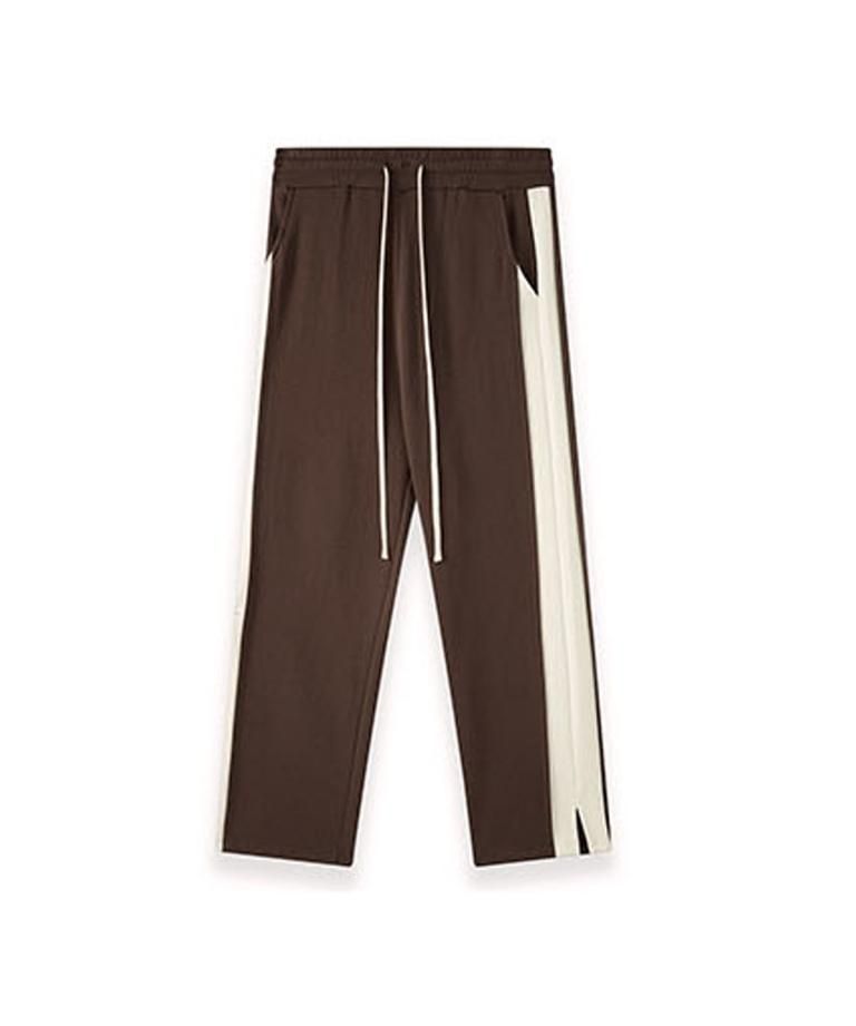 FLASHBACK Sideline Slit Wide Pants BRN