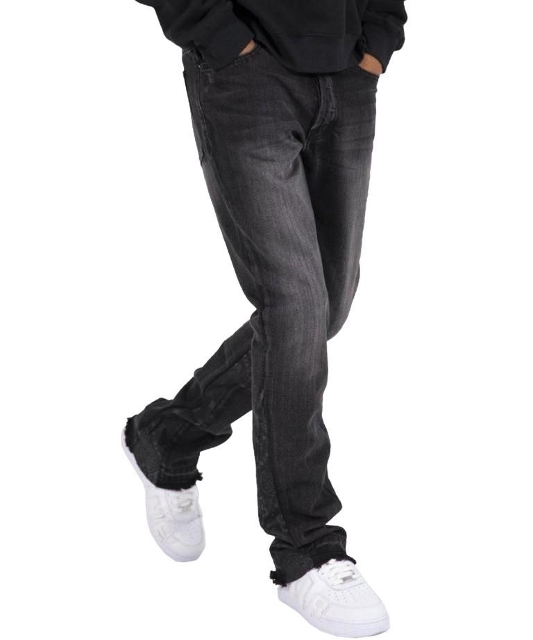 B167 FLARE DENIM / BLK