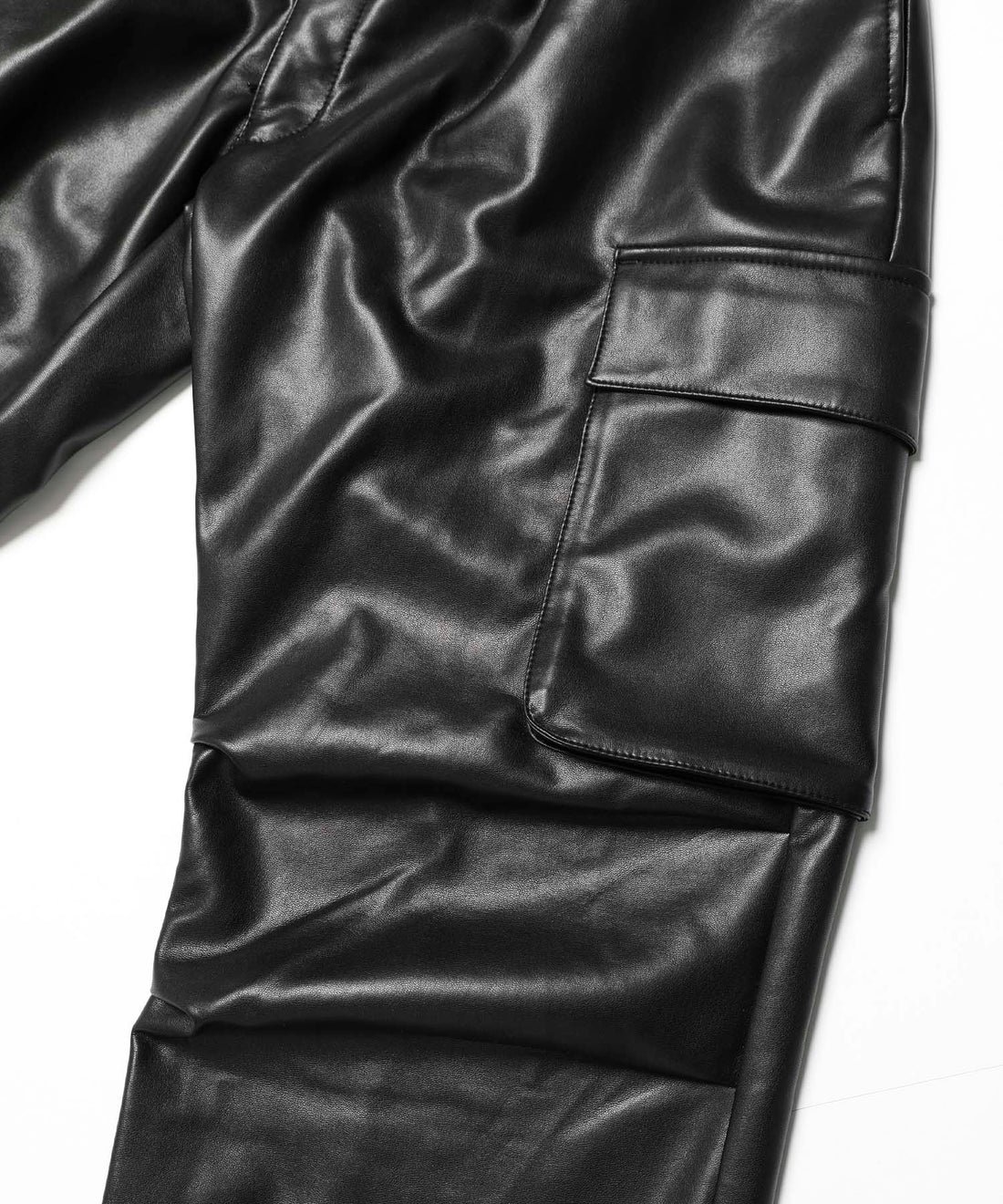 LEGENDA Neo Leather Cargo Pants [LEP226]