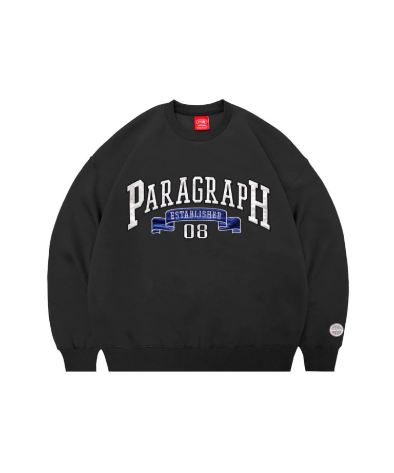 PARAGRAPH アークロゴスウェットシャツ / PARAGRAPH ARCH LOGO SWEAT