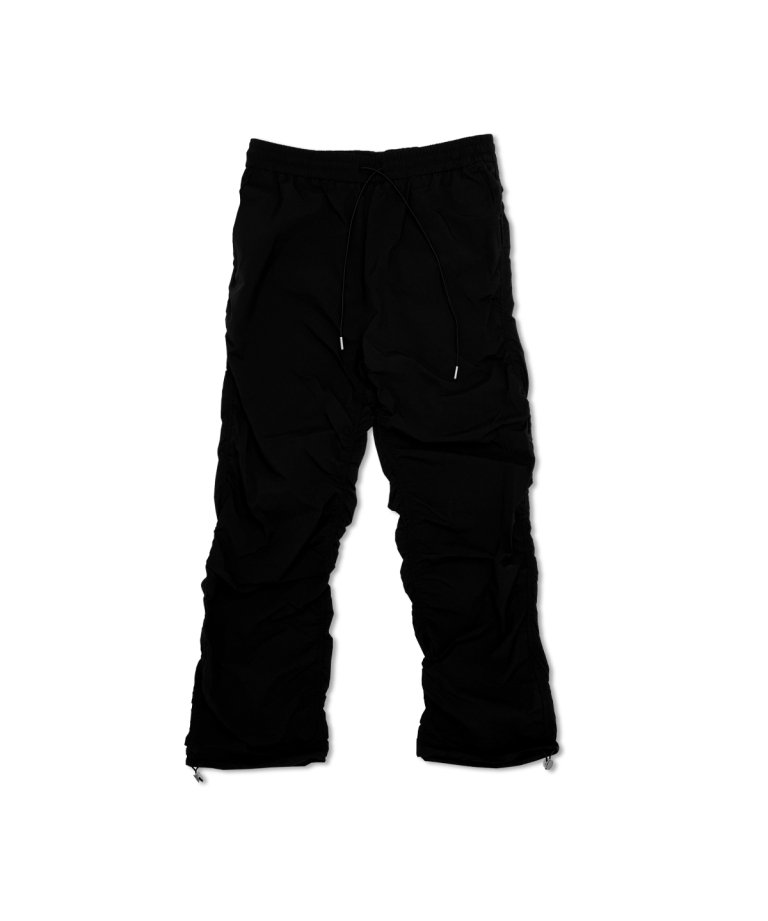 FLASHBACKNylon Wide Pants BLK