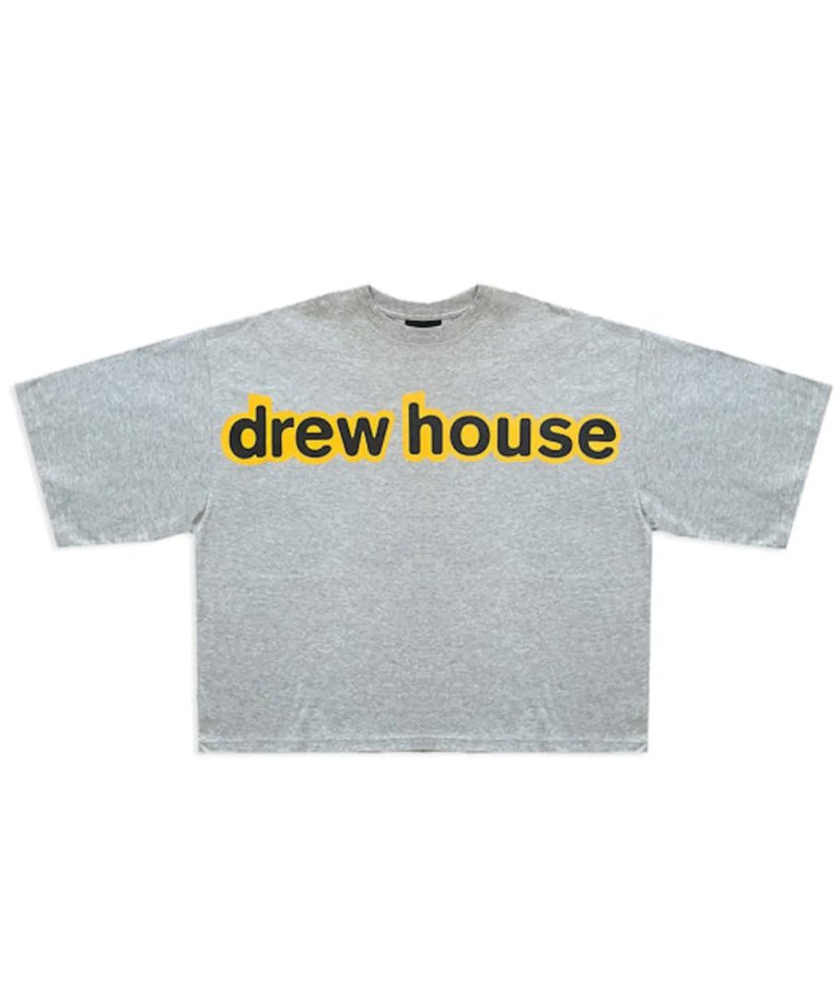 drew house ɥ塼ϥ drew house boxy t-shirt - heather grey