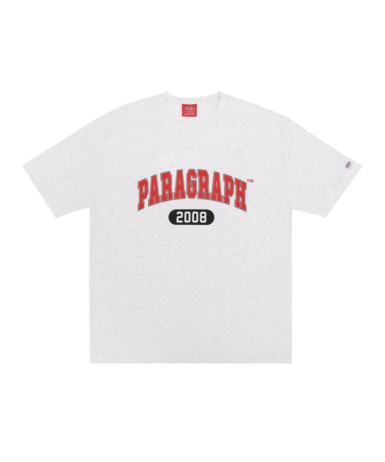 【 SPRING SALE 2024】PARAGRAPH パラグラフ アーチロゴ 2008 Tシャツ 2COLORS 10780円→7546円