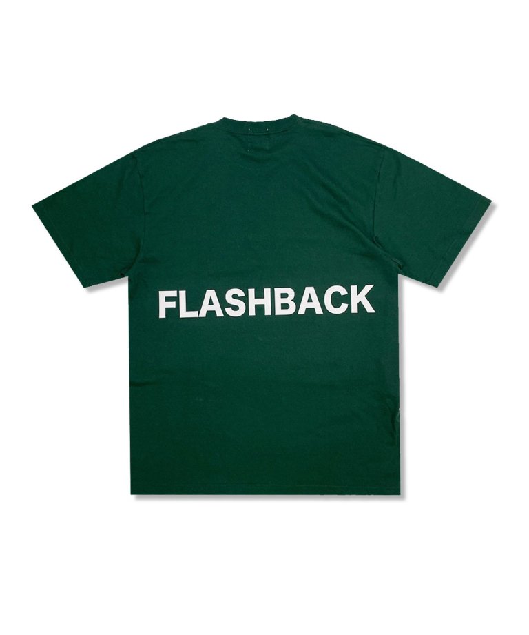 【FLASHBACK】23ss Reflector OVERSIZE T-Shirts.GREEN