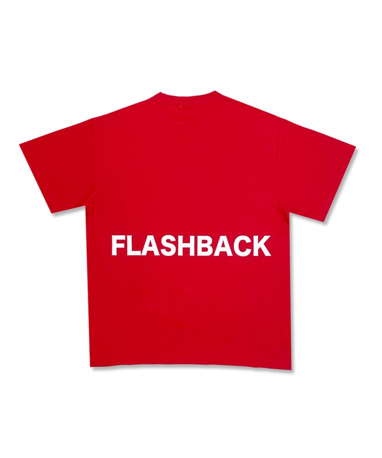 【FLASHBACK】23ss Reflector OVERSIZE T-Shirts.RED