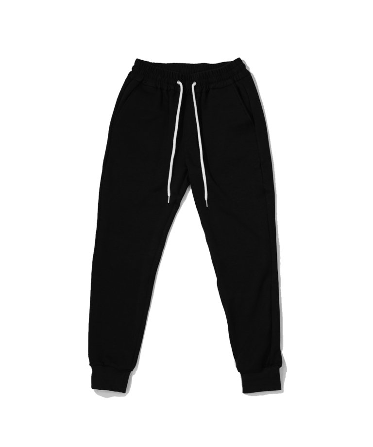 【FLASHBACK最新作23SS】JAPANMADE Hype Fit  Sneakers Skiny Sweat Pants.BLACK