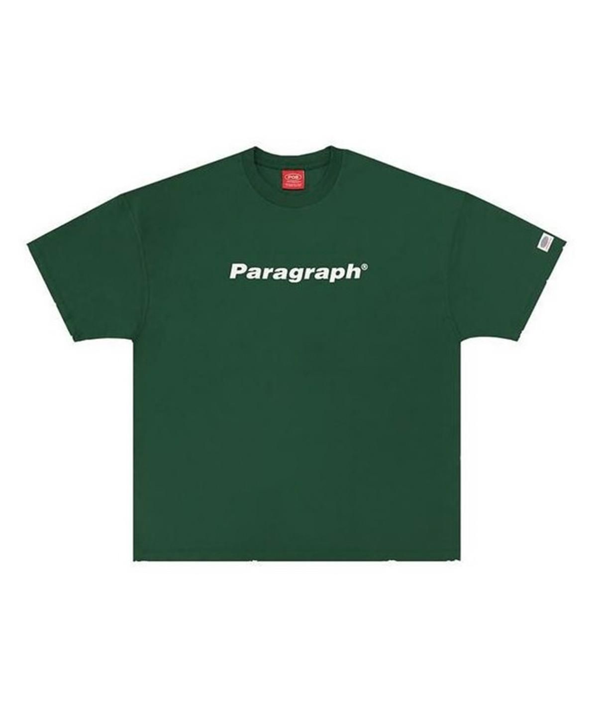 PARAGRAPH パラグラフ 23ss シンプルアースロゴ Tシャツ 10color
