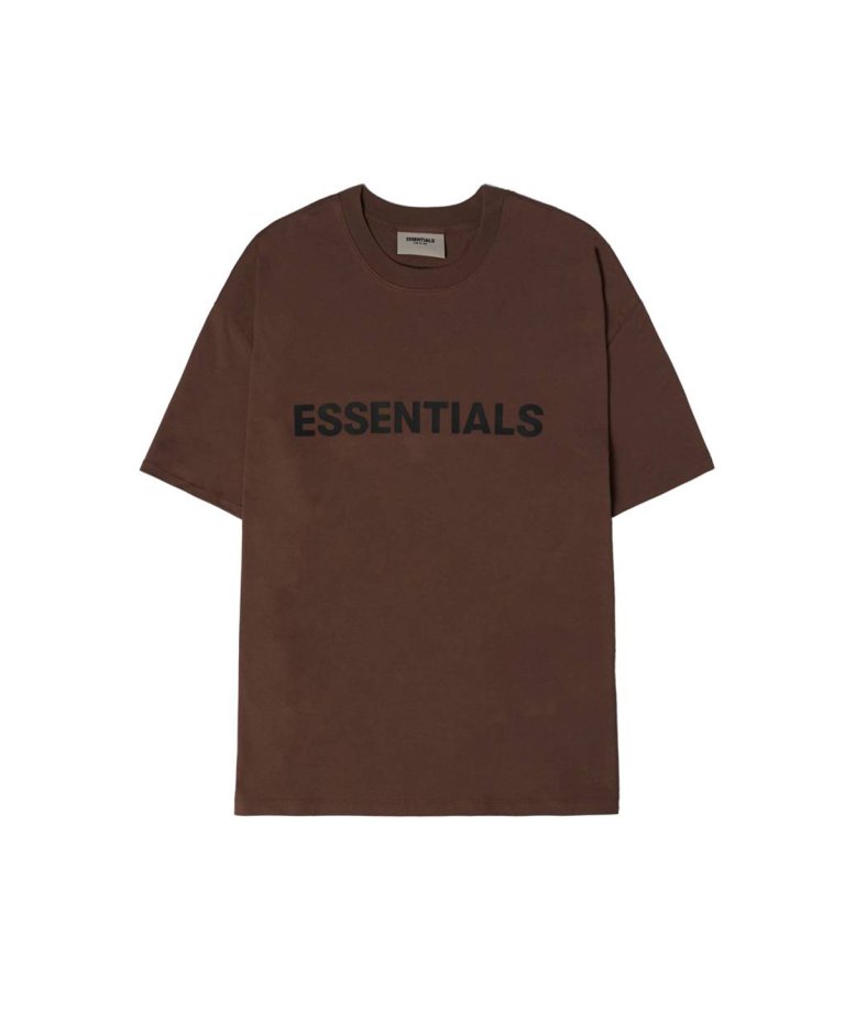 FOG ESSENTIALS フロントロゴTシャツ - Fear Of God Essentials Front Logo T-shirts BROWN