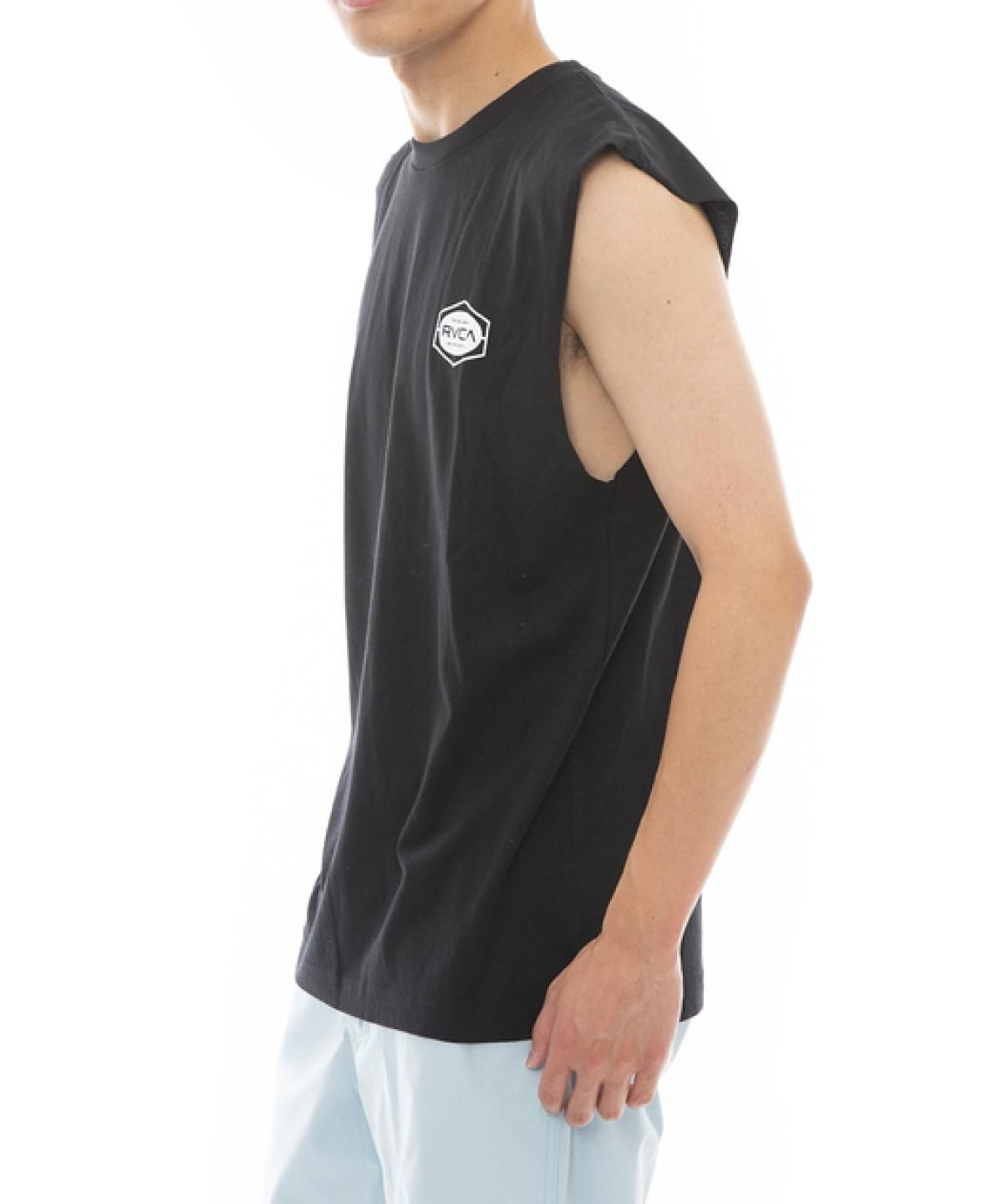 RVCA メンズ INDUSTRIAL TANK タンクトップ【2023年春夏モデル】BLK