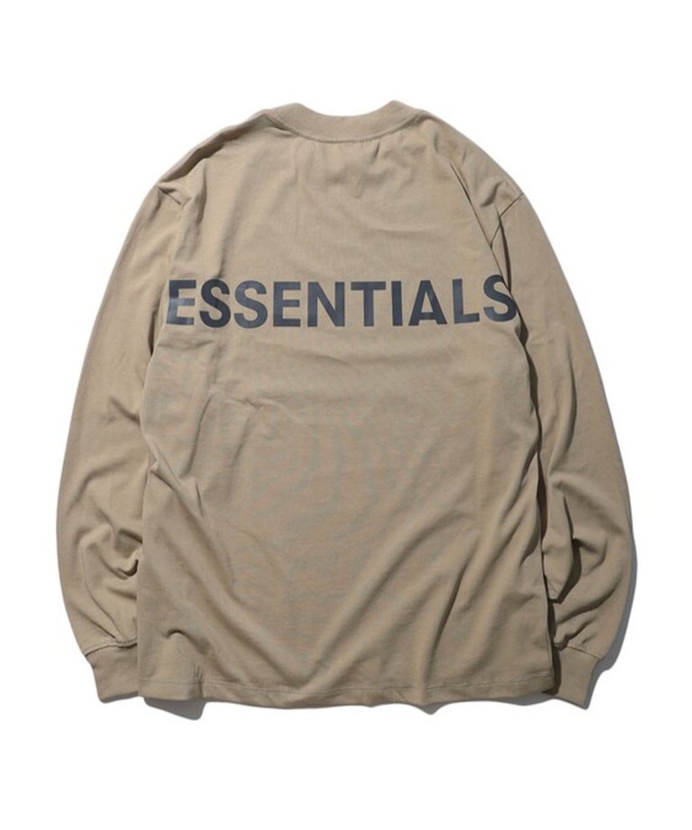 FOG ESSENTIALS ե쥯T - å󥷥륺 FOG BACK LOGO LS TEE T TAN