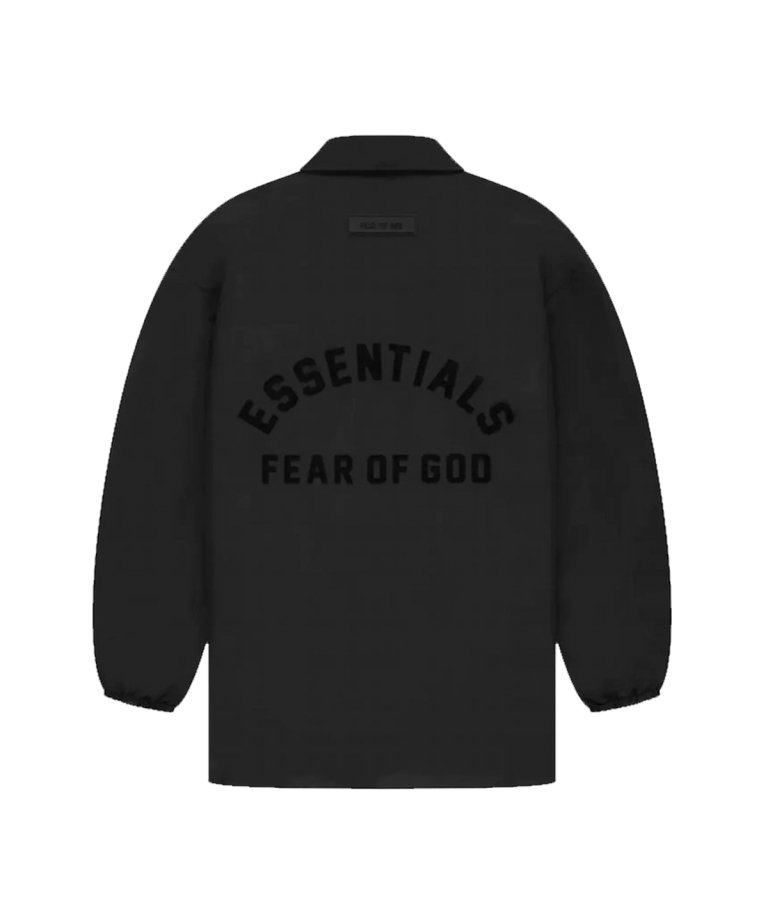 Fear of God Essentials Coaches Jacket 23AW BLACK