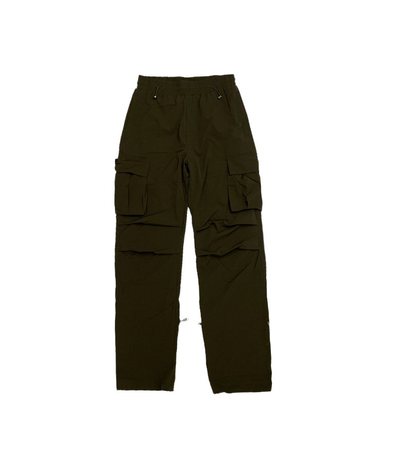 【FLASHBACK最新作23AW】Nylon Cargo Pants Army Green
