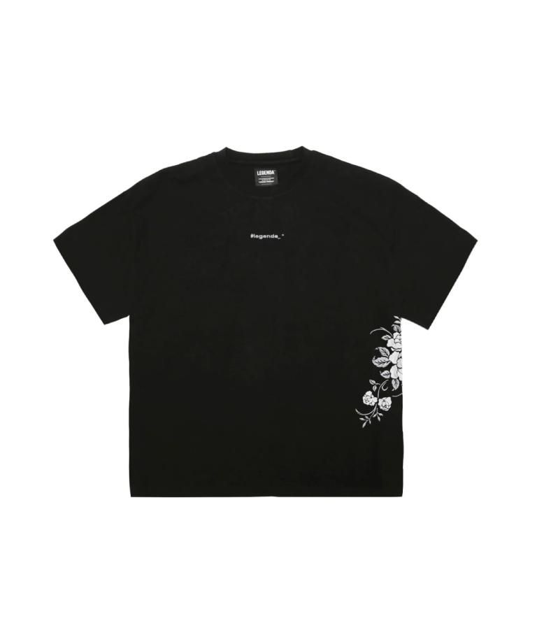 LEGENDA 12th Color Rose Embroidery Tシャツ