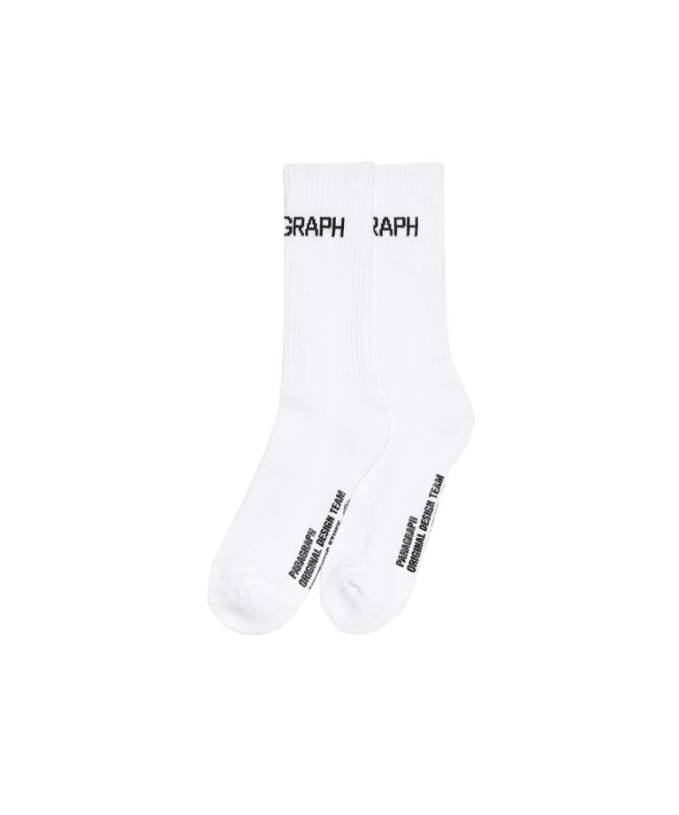 Paragraph GOTHIC LOGO SOCKS WHT