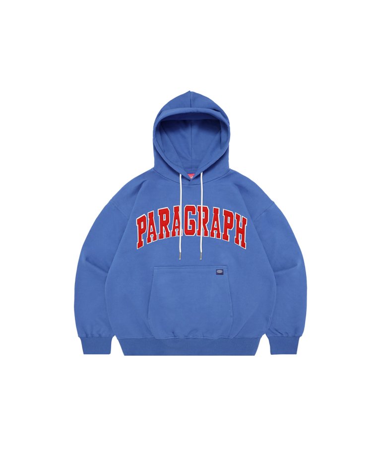 PARAGRAPH Applique Logo Hoodie BLUE