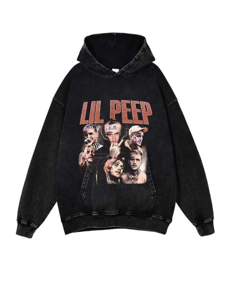 USA Select 23AWLIL PEEP OVERSIZE Vintage Sweat Hoodie.