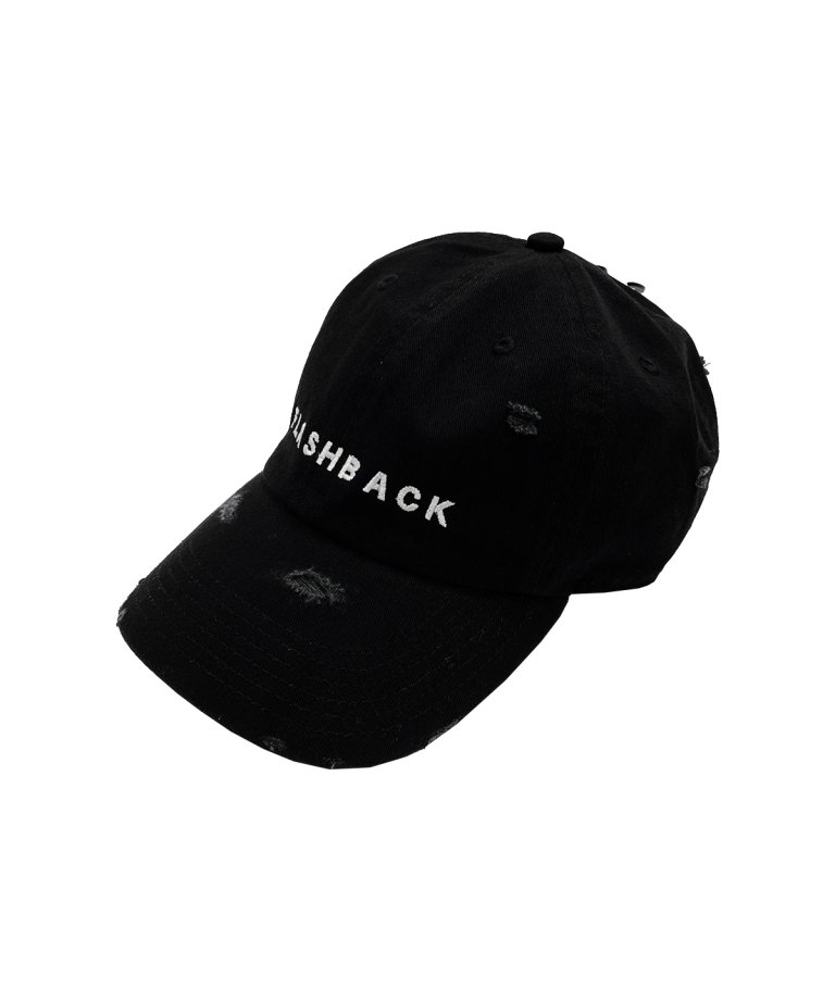 FLASHBACK Logo Panel Damage Cap BLKWHT