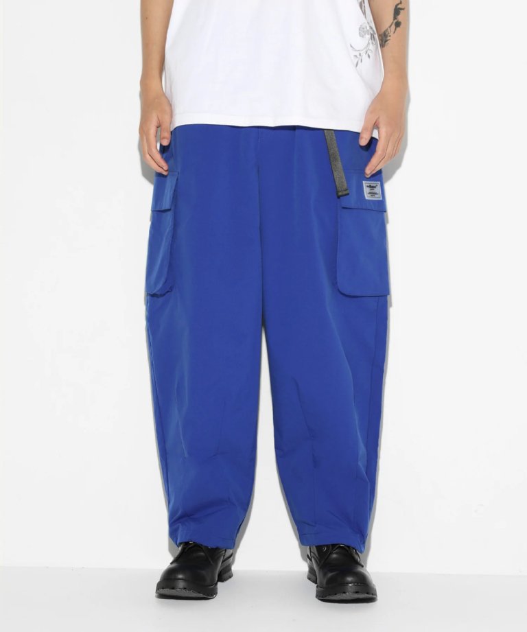 LEGENDA Ripstop Nylon Wide Cargo Pants[LEP229]BLUE